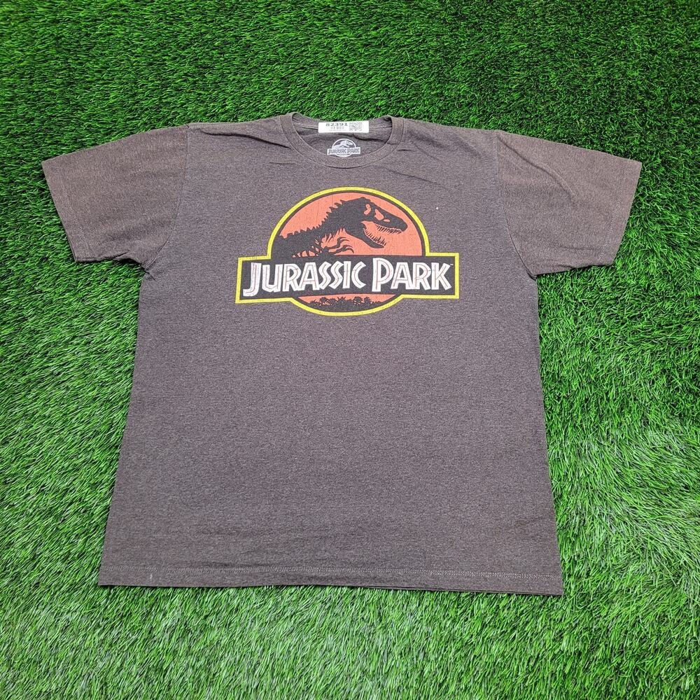 Jurassic Park Shirt Large 22x26 Brown